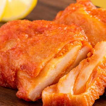 奥尔良腿排半成品鸡排冷冻汉堡商用鸡去骨新奥尔良鸡腿堡肉10片袋油炸