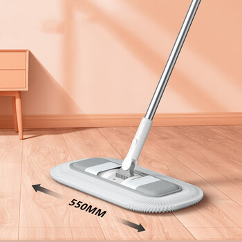 妙洁大号平板拖把尘推酒店医院工业排拖大拖把公共场所懒人瓷砖地