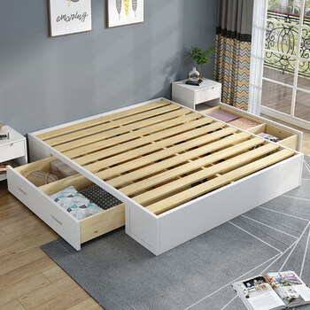 林优格威 林优格威 日式高箱储物榻榻米床1.