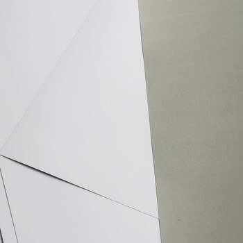 得力定制全开白板纸纸板硬纸板大张 衣服隔层定性纸 服装打版纸灰 300