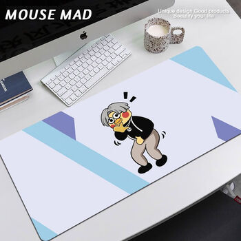 坤坤ikun鼠标垫超大号搞怪文字表情包办公桌垫电脑键盘垫书桌垫子 q62