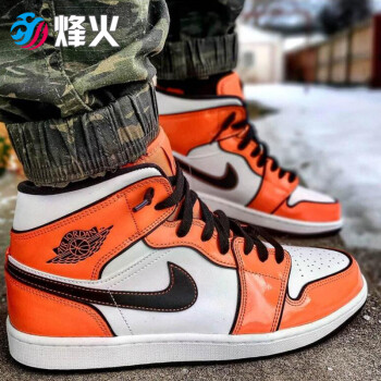 烽火体育 air jordan 1 mid aj1 二次元 小扣碎 篮球鞋 dd6834 802 dd