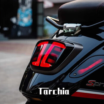 维斯帕150改装春天冲刺150vespa改装level10闪电转向灯流水方向灯黑化