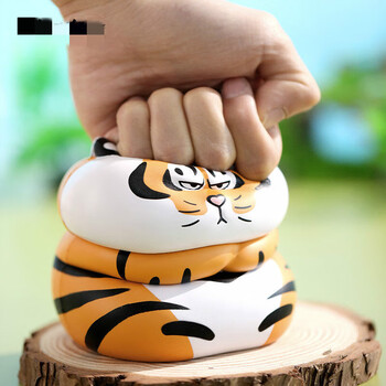 乐加酷我不是胖虎慢回弹小虎捏捏乐压玩具生日礼物解压神器 胖虎慢