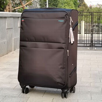 威豹拉杆行李箱2628寸万向轮超大容量牛津布结实耐磨加厚长途旅行黑色