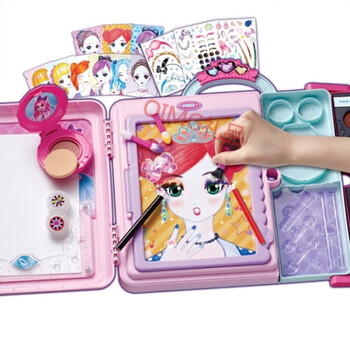 韩国珠珠的秘密魔法美少女公主diy化妆笔记本女生小孩子小伶玩具小