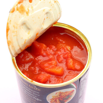 意大利cirio茄意欧碎番茄丁块罐头400g家用西红柿意面酱炒菜