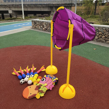 儿童投篮器投球筐体智能感统训练器材投掷袋亲子趣味互动游戏道具中号