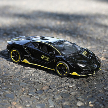 莂来合金汽车模型兰博基尼法拉利仿真回力玩具车儿童男孩新年礼物