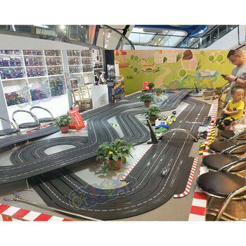 定制轨道赛车大型商用电动遥控游乐场设备定制定金143轨道赛车三代