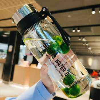 领跃腾信超大容量水杯特大号玻璃水杯家用泡茶杯男生高颜值夏天杯子