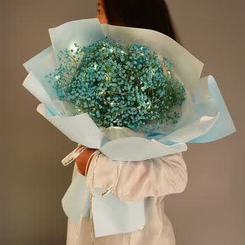爱满aiman满天星干花ins花束成品毕业拍照七夕情人节送给闺蜜女生生日