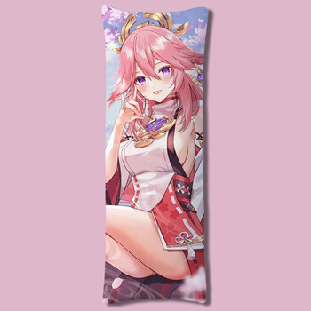 誉静原神周边等身抱枕纳西妲手办八重神子玩偶优菈娃娃公仔靠垫m缎面