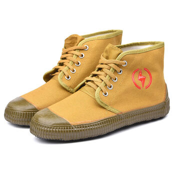 定制适用解放鞋子男农田耐磨女黄球胶鞋劳保高帮劳动50码工作议价