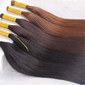 发把水晶线接发真头发接发束辫接隐形嫁接接发特级云南发45厘米50克