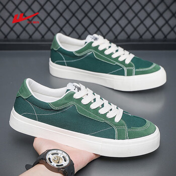 回力断码男鞋四季国潮黑色帆布鞋新款运动休闲校园风学生板鞋男款布鞋