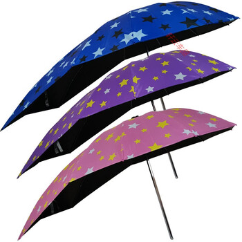 蓝色加长黑胶防晒伞 五星伞(颜色备注)需要支架联系客服