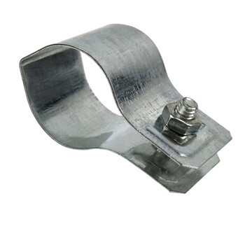 得豫工品 镀锌接地卡接线卡子金属通用管卡箍跨接水管管夹(100个装)
