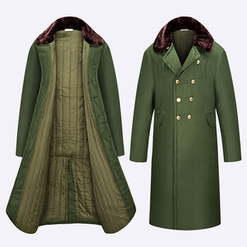 军棉大衣男冬季加厚长款保安大衣执勤勤务防寒服劳保棉袄棉服冷库东北