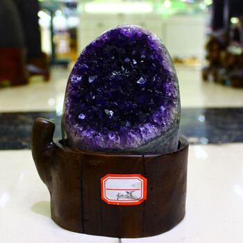 7a级巴西原料紫水晶天然乌拉圭紫晶洞摆件聚宝盆摆件消磁净化招财聚宝盆玛瑙洞摆件消磁1 353 图片价格品牌报价 京东