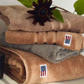 lexington毛巾进口舒适简约纯棉家用洗脸巾自然蜜瓜色3050