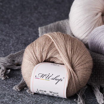 细软开司米羊毛细毛线绒线围巾线65