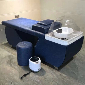 美发店泰式按摩头疗洗头床熏蒸水循环带养发护发发廊专用床款式c洗发