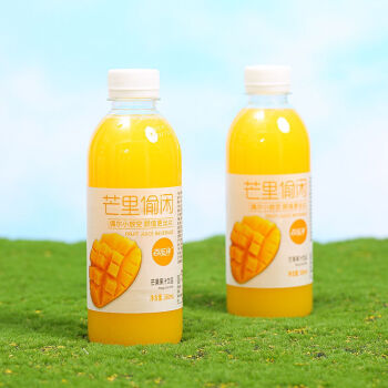 百乐洋饮料360ml12瓶橙心十足芒果甜橙猕猴桃汁果味果汁饮料整箱混合