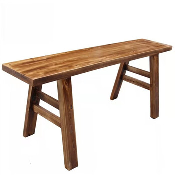 鲁普顿长条凳子实木长板凳实木长凳实木板凳长条凳柏木条凳凳原木色