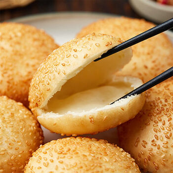 刻凡芝麻空心馍油炸空心饼夹馍小烧饼速冻半成品 空心馍(2袋/20个)