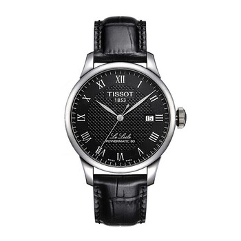天梭(tissot)瑞士手表 经典力洛克系列皮带自动机械商务男士腕表 t