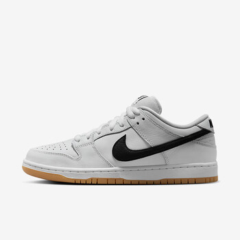 耐克(nike)耐克nike耐克sb dunk low pro 男女同款 白黑 低帮休闲板鞋