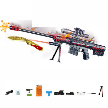 男孩玩具枪电动连发水弹枪毁灭巴雷特狙击水蛋软弹儿童枪 电动连发