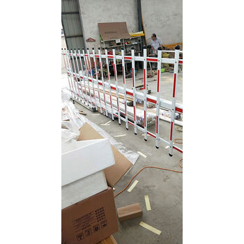 起落杆直杆道闸杆升降起落栅栏式道闸杆 红白栅栏三层4米【图片 价格