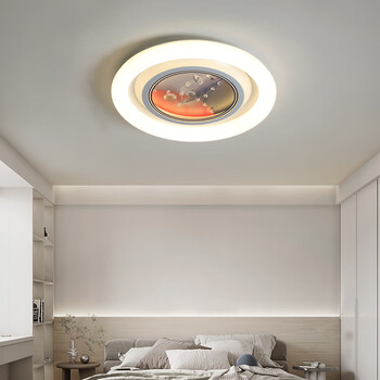 华艺照明儿童房灯北欧简约现代卧室灯男孩女孩吸顶灯创意房间灯具