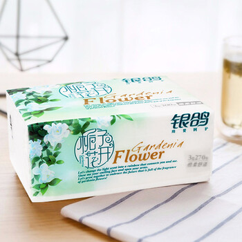 银鸽抽纸银鸽原生木浆抽取式家用面纸抽纸纸巾无香抽纸家庭装3层24包