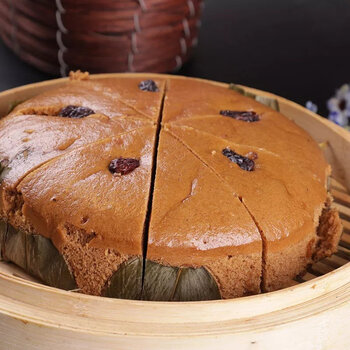 马拉糕红糖发糕700g早餐食品酒店宴席糕点速食早点红糖红枣糕传统糕点