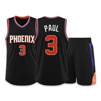 球衣篮球服套装男定制城市版比赛团队服训练服昕诗度太阳黑色3号