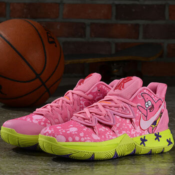 欧文5代篮球鞋黑白男女实战气垫欧文耐磨篮球鞋欧文6纯原 派大星涂鸦