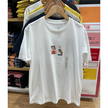 61优衣库69yqk日单u家夏季男女款七龙珠卡通印花短袖纯棉圆领t恤