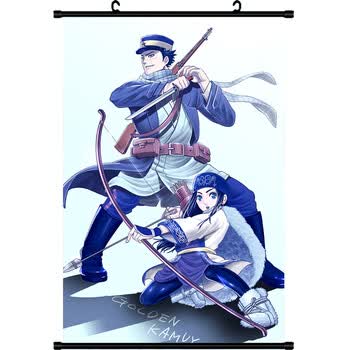 狼天影黄金神威海报挂画卷轴不死身杉元佐一阿席莉帕鹤见动漫二次元可来图定制d 30 45cm 图片价格品牌报价 京东