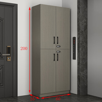 子妃(zifei)门外鞋柜室外杂物收纳储物柜门口楼道外带锁电梯口走廊