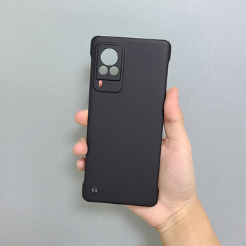 x60半包硬壳保护套轻磨砂男士白色vivox60曲屏版星空黑无边框肤感壳