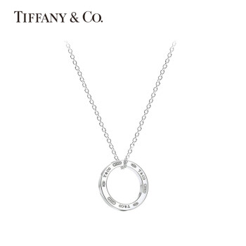 蒂芙尼 Tiffany & Co 1837系列简约圆环银饰吊坠项链 链长40cm 25049179