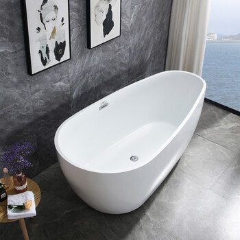 亚克力浴缸家用小户型布嵌入式双人情趣情侣网红贵妃椭圆大型别墅鹅蛋
