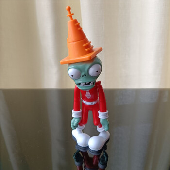 阳光菇绿色寒冰西瓜樱桃未来世界灯光弹射击塑料玩具 未来路障僵尸