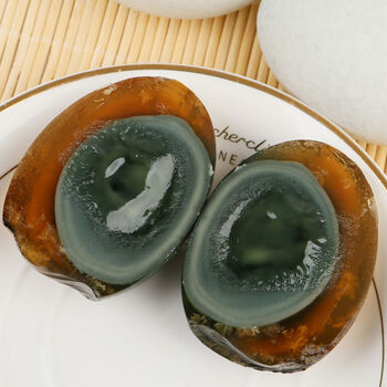 河北白洋淀特产土鸭蛋松花蛋皮蛋无铅工艺溏心单枚6089g规格可选10枚