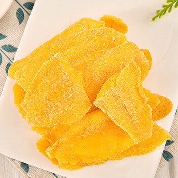 仙果颂芒果干500克果干休闲小零食零食礼包特产果脯蜜饯水果干 黄色