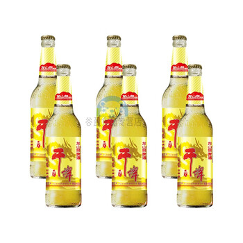 茗仟龙山泉啤酒干啤辽宁本溪拉格500ml特产黄啤泉水罐装酿制原浆白啤