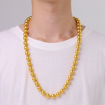 宁夫人老凤凰黄金项链男款加粗 足金999.